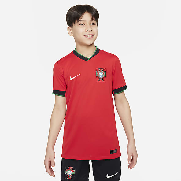 Portugal Football Shirts Tops 2024. Nike PT